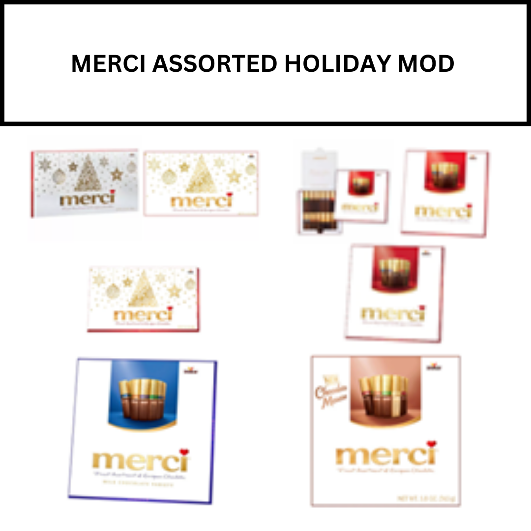 MERCI ASSORTED HOLIDAY MOD DISPLAY