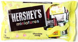 Hershey Mini Ast E 48/9.9oz Bag BB: 01/2025 UPC: 034000-216970